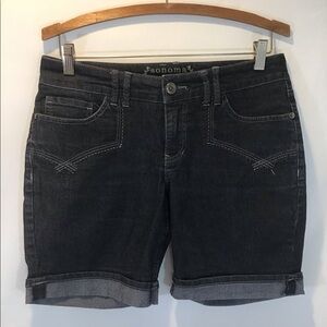 Sanoma Blue Denim Bermuda Shorts Modern Fit